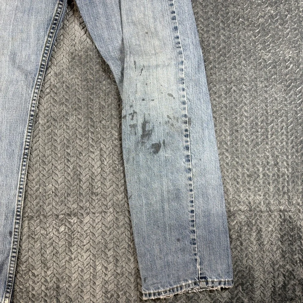 Levis 514 Jeans Mens 29x29 Medium Dark‎ Wash Cotton Slim Straight Denim Workwear